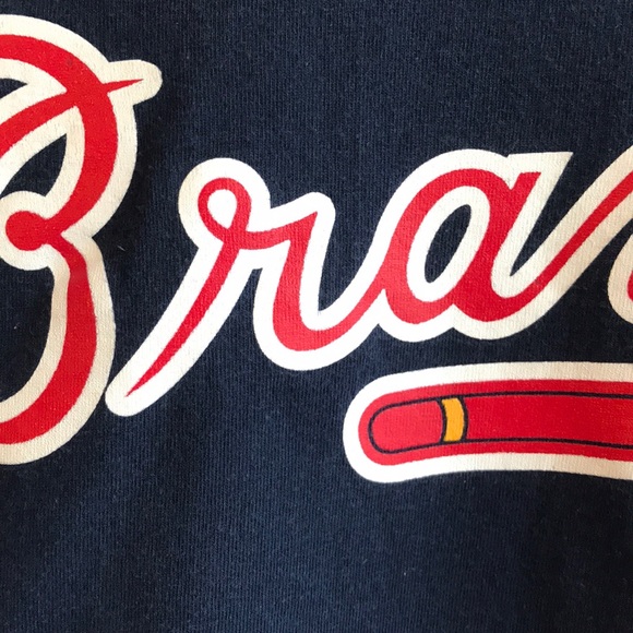 Majestic Size L Atlanta Braves MLB T-Shirt - Picture 3 of 4
